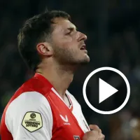 Santiago Giménez marca un doblete y busca ser campeón de goleo antes de salir del Feyenoord