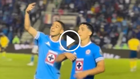 Faravelli anotó el cuarto y último gol de los cementeros en la goleada sobre el Club América en el último Clásico Joven.