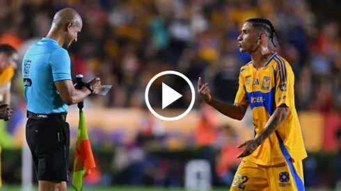 El gesto de Uriel Antuna al árbitro tras anular su gol en Tigres