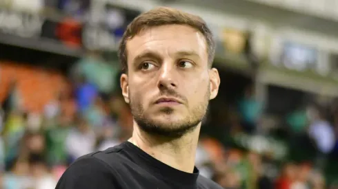 Martín Anselmi posó con los colores del Tri.