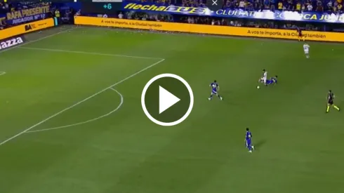 El mediocampista argentino dejó a su equipo con 10 hombres a poco de terminar el duelo entre Boca Juniors y Deportivo Riestra.