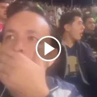 La triste reacción de CU al tempranero gol de Ángel Sepúlveda en el Pumas vs. Cruz Azul