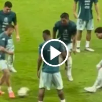 No se vio por TV: La "humillación" de Pineda a Jorge Sánchez en la previa del juego de México