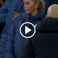 Un poema: la cara y reacción de Pep Guardiola tras el gol de Santiago Giménez en el Etihad Stadium