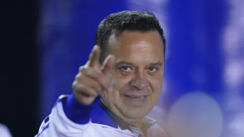 El presidente de los cementeros compareció ante las cámaras de televisión después de la remontada de La Máquina.