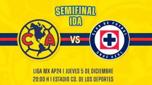 Cruz Azul será visitante en la Ida de Semifinal ante América.