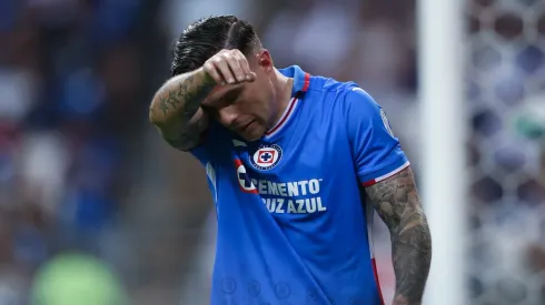 Christian Tabó, en lamento durante su etapa en Cruz Azul.