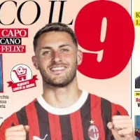 Santi Giménez ya tendría acuerdo con el Milan: la histórica portada de La Gazzetta dello Sport con