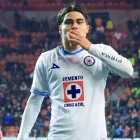 El gesto de amor de Luka Romero tras marcar su primer gol en Cruz Azul frente a Xolos