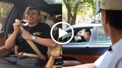 La divertida secuencia se dio en el programa streaming del Escorpión Dorado mientras compartía con Luis Malagón y Alejandro Zendejas.