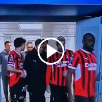 El reclamo de Kyle Walker en el vestidor del Milan tras el penal fallado por Santi Giménez