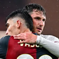 No se vio en TV: El emotivo momento de Santiago Giménez y Johan Vásquez en el Milan vs. Genoa