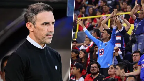 La encendida reacción de la afición de Cruz Azul contra Vicente Sánchez.