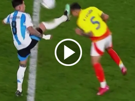 Así quedó Castaño tras recibir una patada ante Argentina