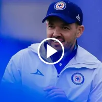 La reacción de Nicolás Larcamón al gran recibimiento de la afición de Cruz Azul en Zacatecas