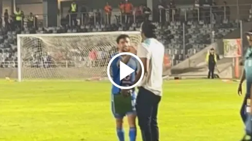 El gesto de Nacho Rivero con Joel Huiqui tras anotar con Cruz Azul