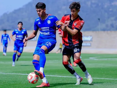 Cruz Azul Sub-21 rescató un agónico empate frente a Atlas