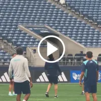 Se roba el show: Nicolás Larcamón sorprende al plantel de Cruz Azul con su dominio de balón