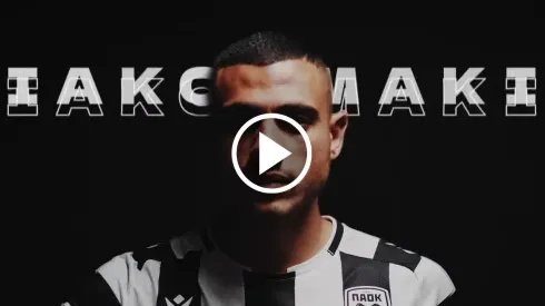 El delantero griego fue presentado oficialmente en PAOK.