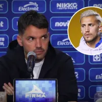 Nicolás Larcamón habla sobre la salida de Gonzalo Piovi y deja recado a directiva de Cruz Azul