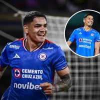 Gabriel Fernández marca la cancha a Ángel Sepúlveda tras volver a marcar gol con Cruz Azul