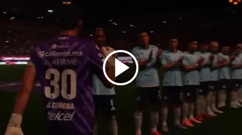 El homenaje de Cruz Azul a José de Jesús Corona.