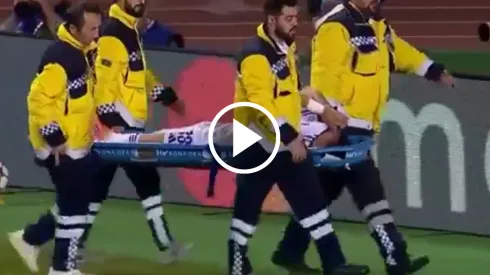 Preocupación máxima: Rodrigo Huescas se retiró lesionado en camilla