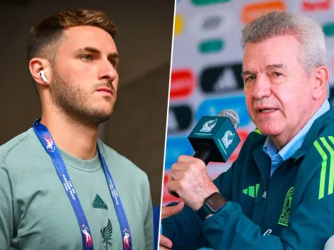 Inesperado reproche de Aguirre a Santi Giménez en el Tri