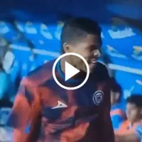 Explosiva reacción de Kevin Mier tras el gol de América que sufrió Andrés Gudiño en Cruz Azul