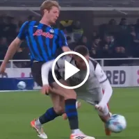 Ni falta le pitaron: Así fue la dolorosa lesión de Santiago Giménez con el Milan en la Serie A