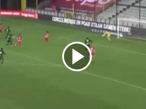 El anhelo de Iván Alonso marca un golazo en Bélgica