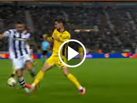 Entrada salvaje sobre Giakoumakis que hizo temer lo peor