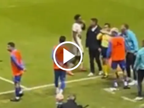 No se vio en cámara: la furiosa reacción de Larcamón tras la lesión de Mier