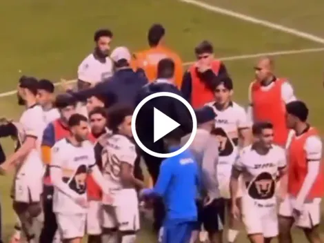 Solo un jugador fue a encarar a Carrasquilla al final del partido