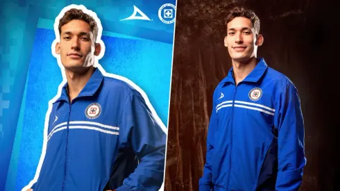 Chiquete Orozco posa con la nueva chamarra.