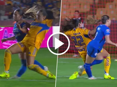 Estremecedora lesión de Alejandra Lomelí en Cruz Azul Femenil vs. Tigres