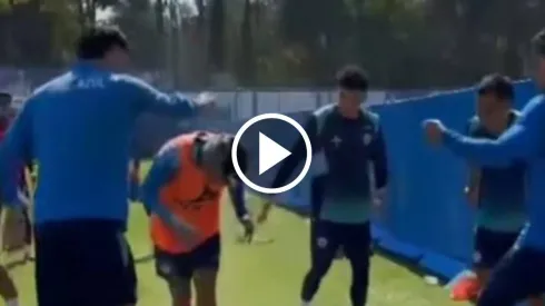 La broma que le gastaron a Luka Romero en pleno entrenamiento