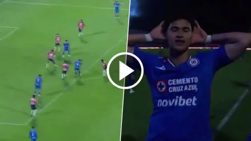 Jeremy Márquez y el gol que le dio vida a Cruz Azul.