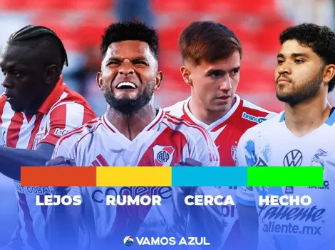 Semáforo de altas en Cruz Azul: Borja, Palavecino, Cetré y Pachuca