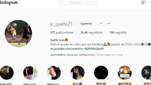 Apareció Gaete: el refuerzo del Cacique volvió a las redes sociales como "jugador de Colo Colo"
