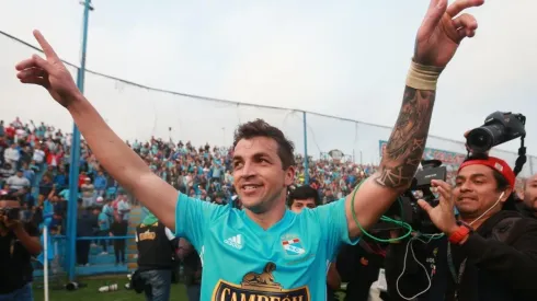 Gabriel Costa celebra uno de sus 26 goles en 2018