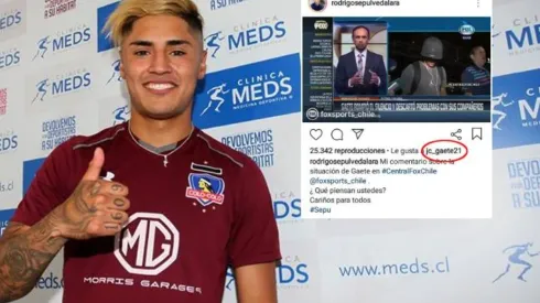 Gaete el día de sus exámenes físicos.