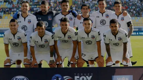 El equipo de Colo Colo que inició ante Unión Española.