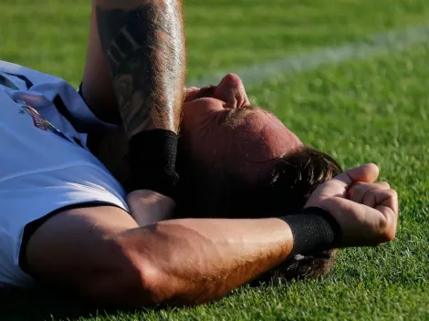 Parte médico oficial por la luxación de hombro de Matías Zaldivia