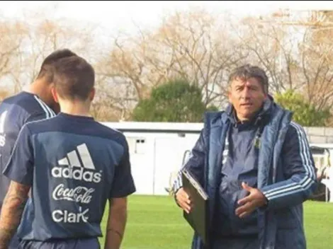 Marcelo Espina presentó a Paolorossi ante el staff de cadetes