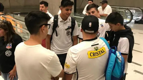 Williams Alarcón tomando metro post partido