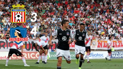 Colo Colo sufrió en el final para ganar 4-3 a Curicó Unido