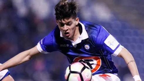 Cristián Gutiérrez en Huachipato, donde no ha sumado muchos minutos.