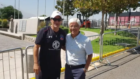 Humberto Chita Cruz junto a Mario Salas