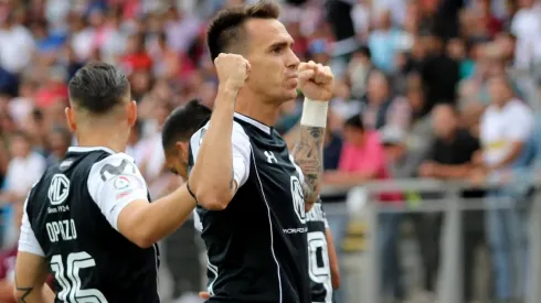 Pablo Mouche celebrando su gol ante Curicó. Espera estar ante la UC.